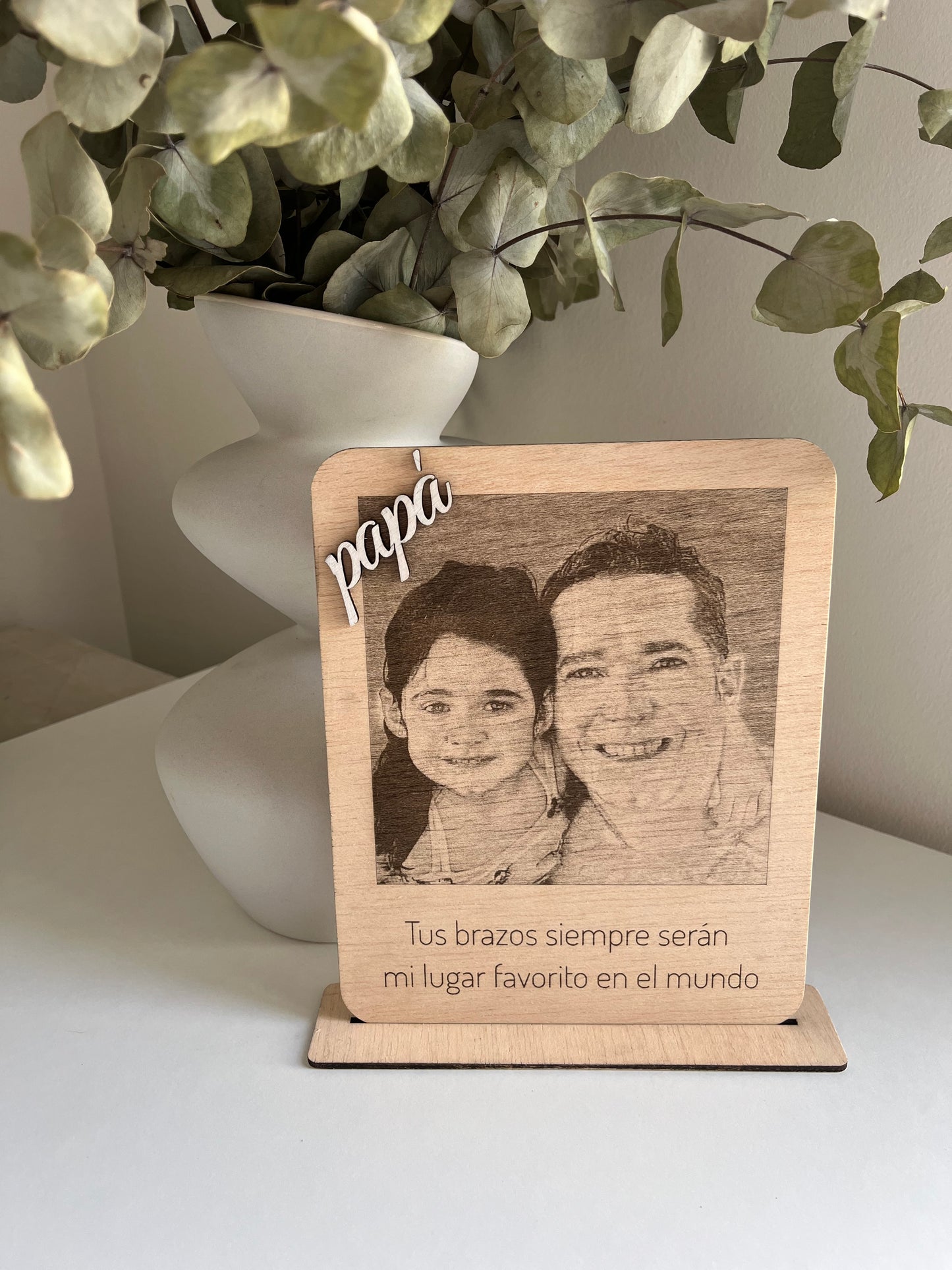 Foto con mensaje: Día del Padre/Madre