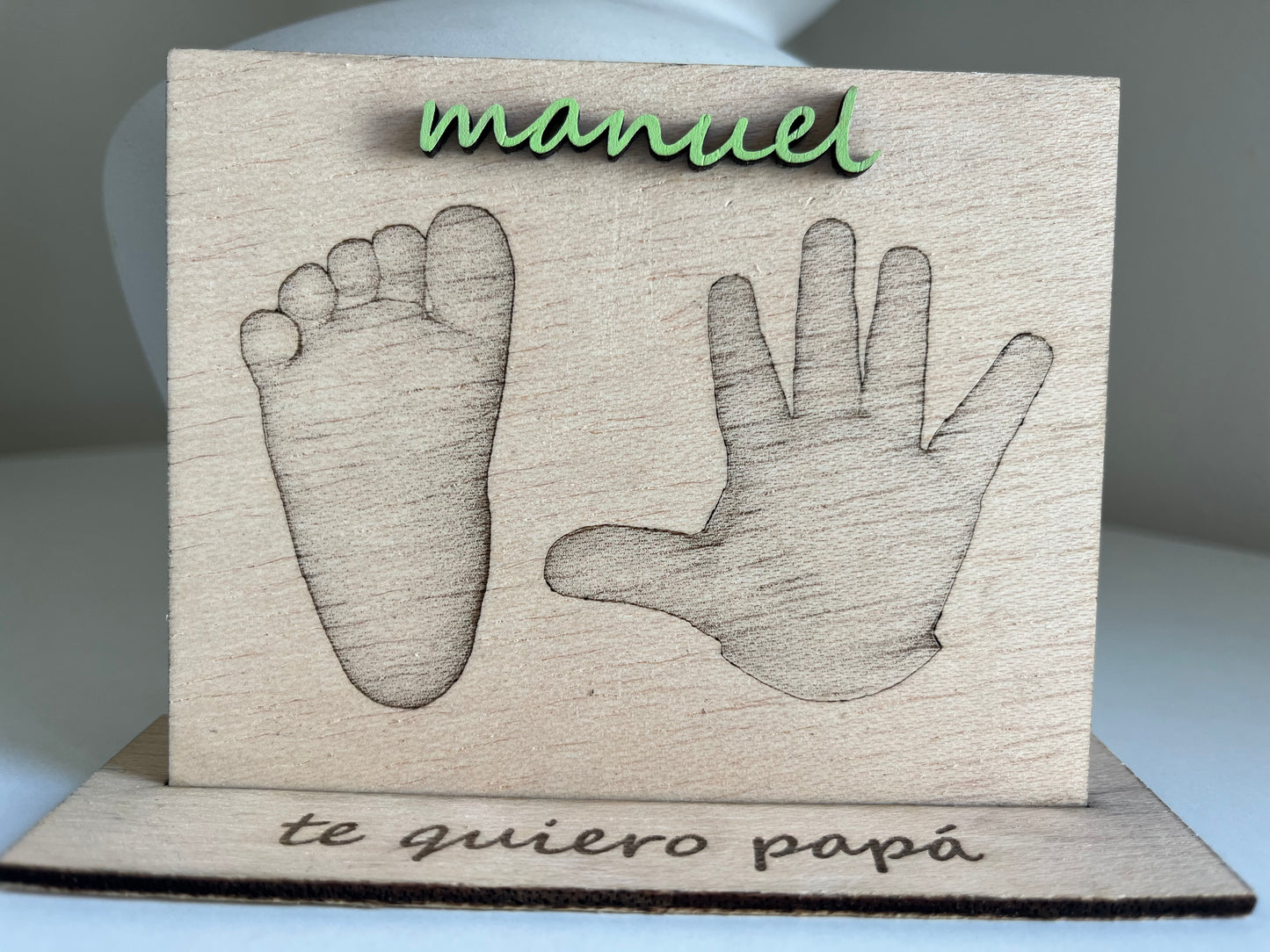 Foto con mensaje: Día del Padre/Madre