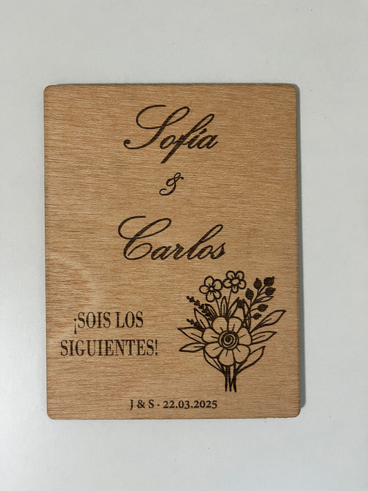 Cartel "Sois los siguientes" flores