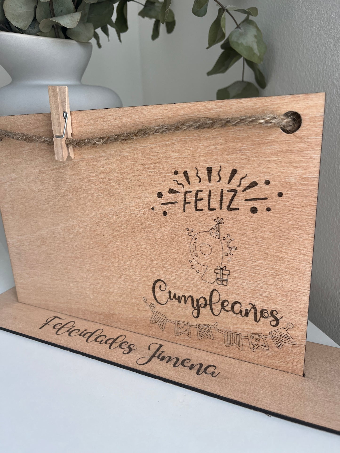 Cartel feliz cumpleaños