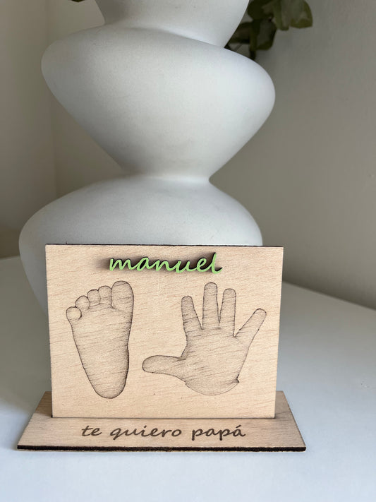 Foto con mensaje: Día del Padre/Madre