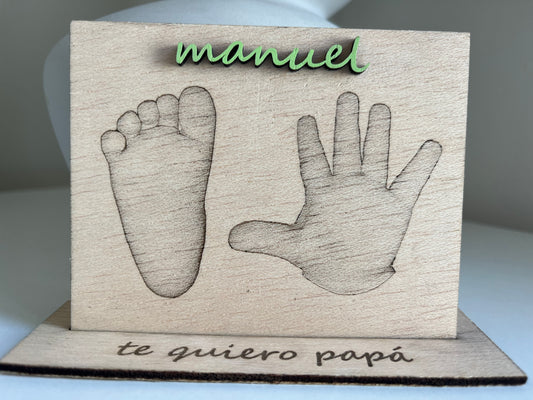 Foto con mensaje: Día del Padre/Madre